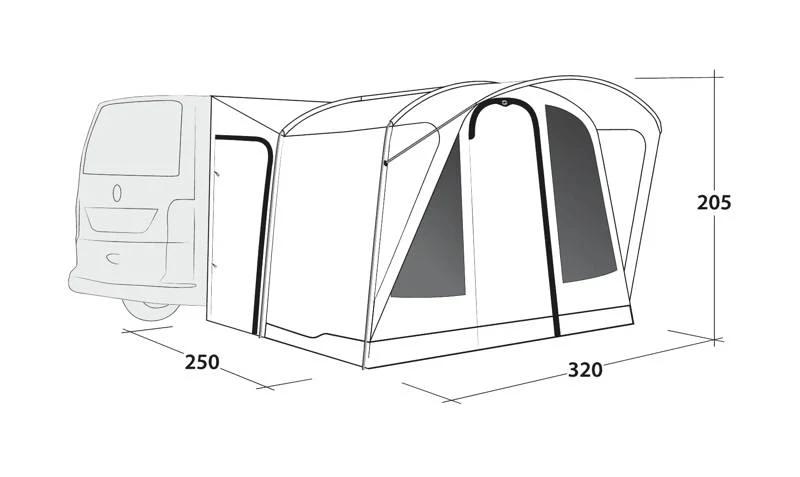 Outwell Fresno Drive Away Awning 2025 - Image 5