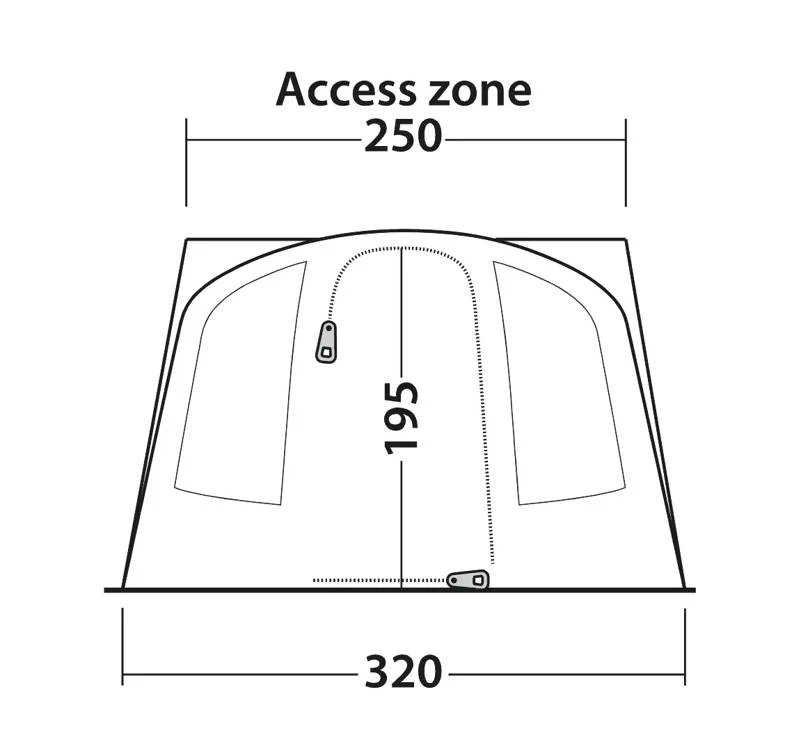 Outwell Fresno Drive Away Awning 2025 - Image 8