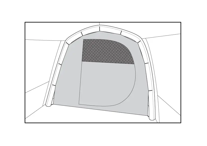 Outwell Hartford 6 Air Tent 2025 - Image 6