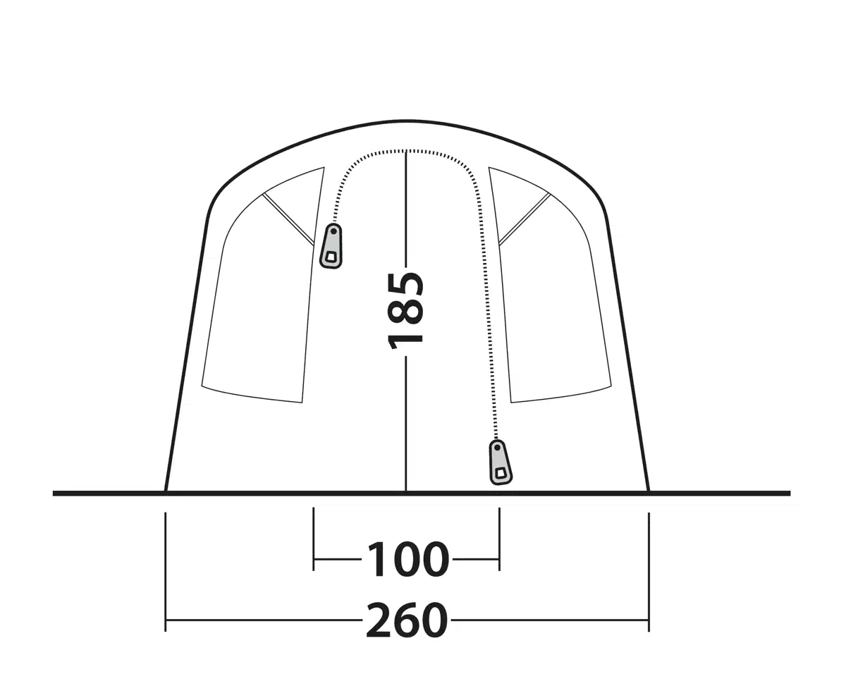 Outwell Monterey 4 Air Tent 2026 - Image 8