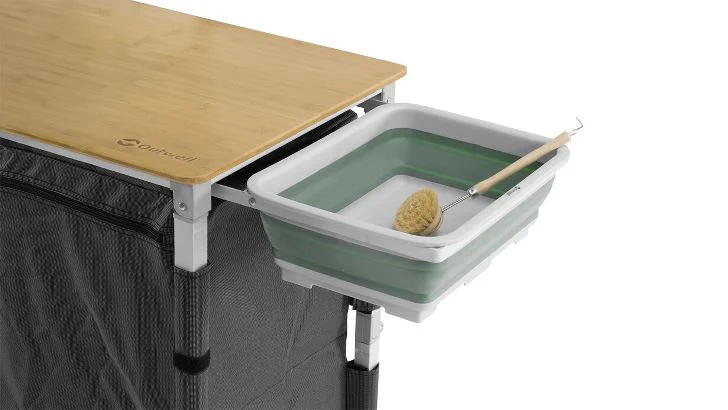 Outwell Padres XL Kitchen Table Bamboo Tabletop - Image 4