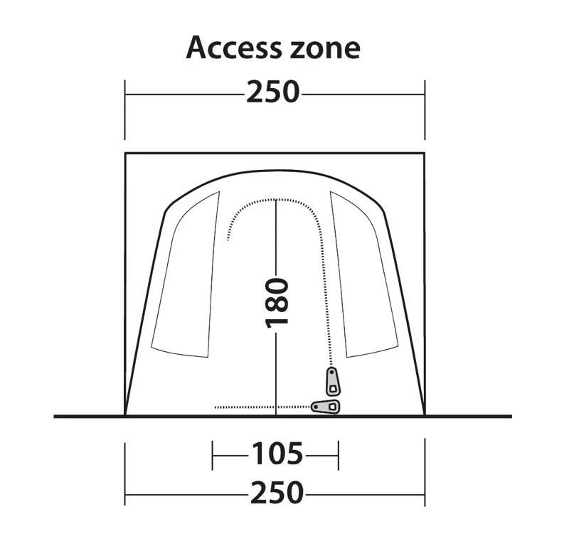 Outwell Pine Hills Drive Away Awning - Image 5