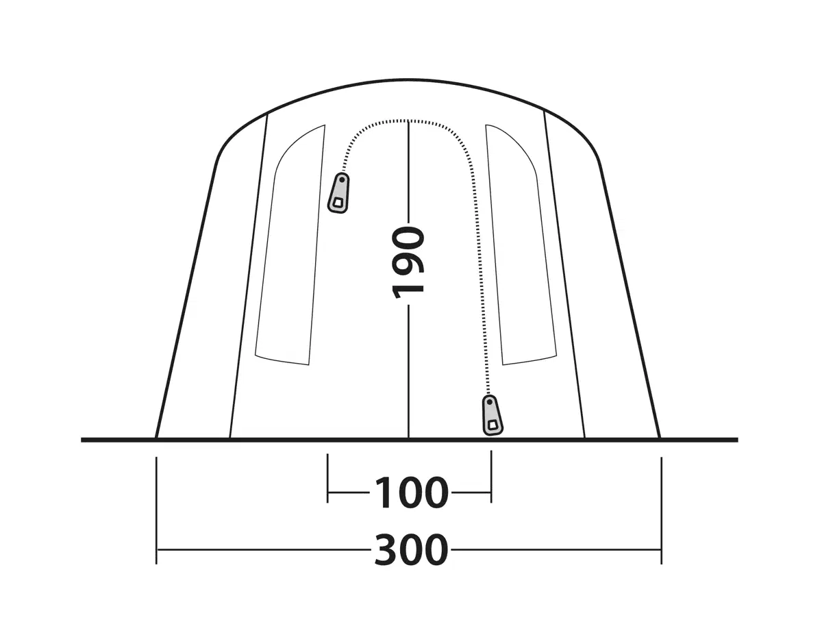 Outwell Sacramento 4 Air Tent 2026 Model - Image 4