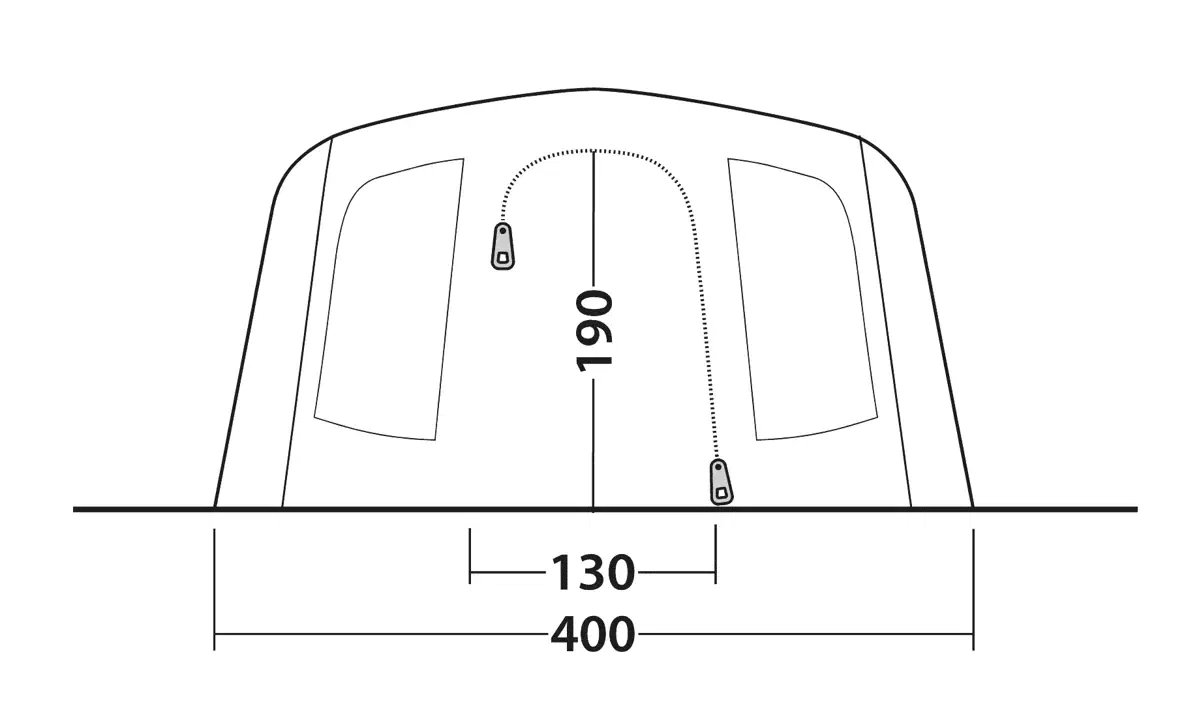 Outwell Sacramento 6 Air Tent 2026 Model - Image 2
