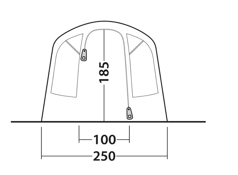 Outwell San Antonio 2 Air Tent 2025 - Image 8