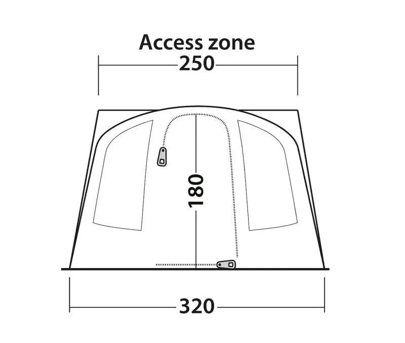 Outwell San Diego Drive Away Awning - Image 5