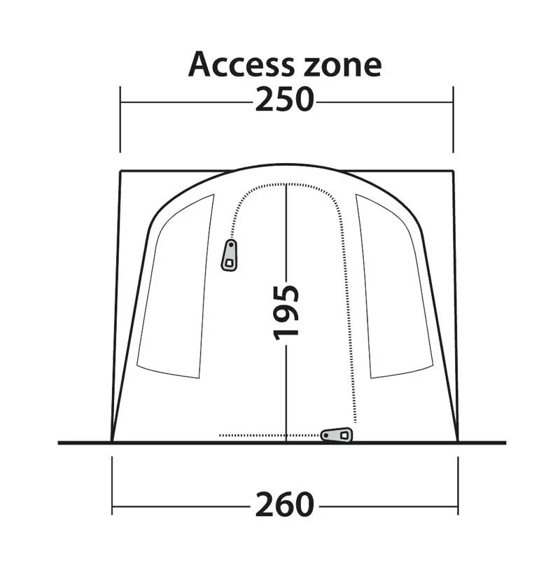 Outwell Santa Monica Air Drive Away Awning - Image 7