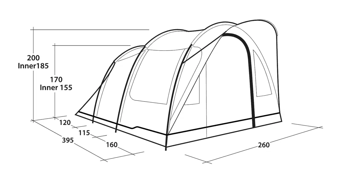 Outwell Sky 4 Tent 2026 - Image 6