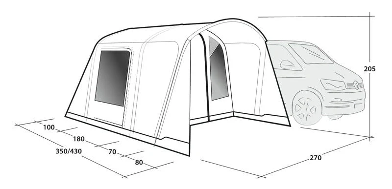Outwell Talladega Air Drive Away Awning 2026 - Image 6