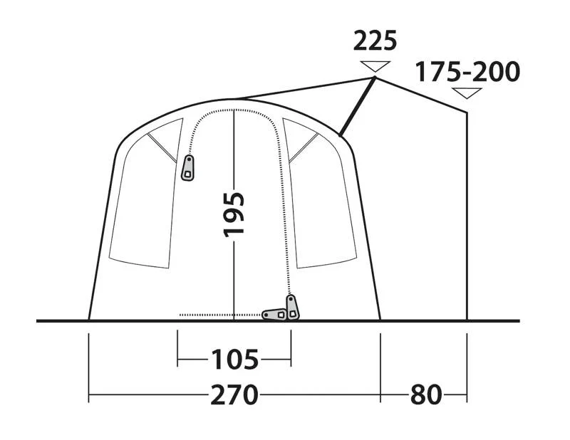 Outwell Talladega Air Drive Away Awning 2026 - Image 7