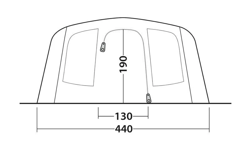 Outwell Tennessee 7 Air Tent 2025 - Image 8