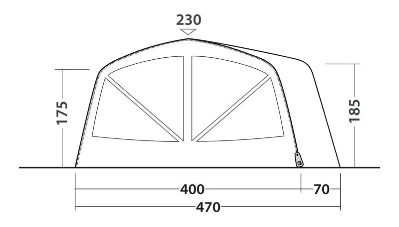 Outwell Vermont 7 Air Tent 2025 - Image 5