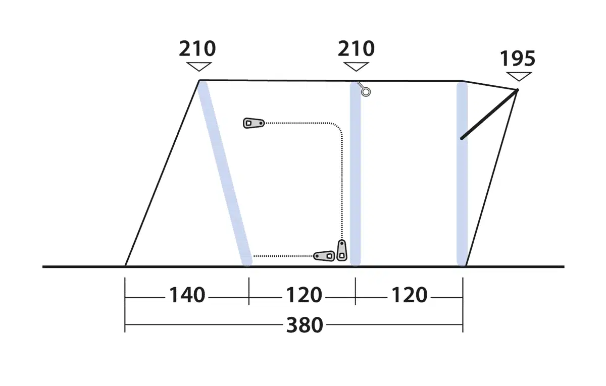 Outwell Wolfburg Air Drive Away Awning - Image 6