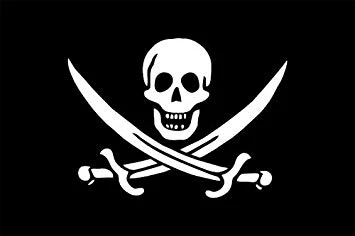 Pirate Jack Rackham Flag 5ft by 3Ft - Image 2