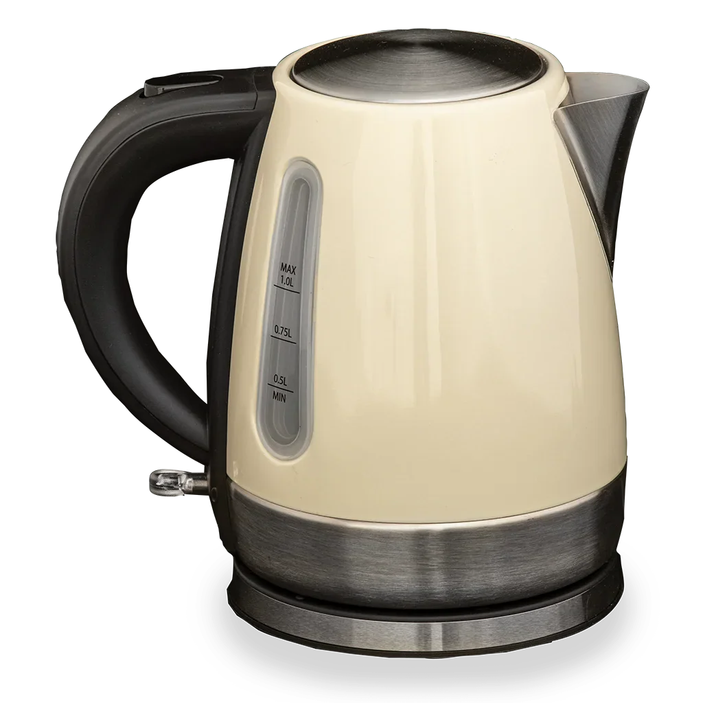 Quest Rocket 1L Low Wattage Kettle - Cream
