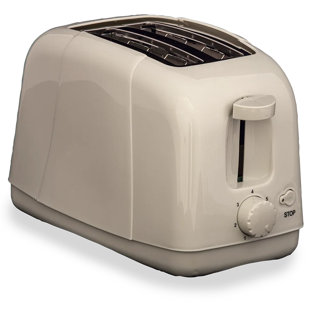 Quest Scotsman 2 Slice Toaster - Cream