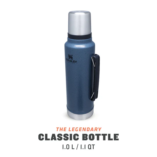 Stanley Classic Legendary Bottle | 1.0L Hammertone Lake - Image 3