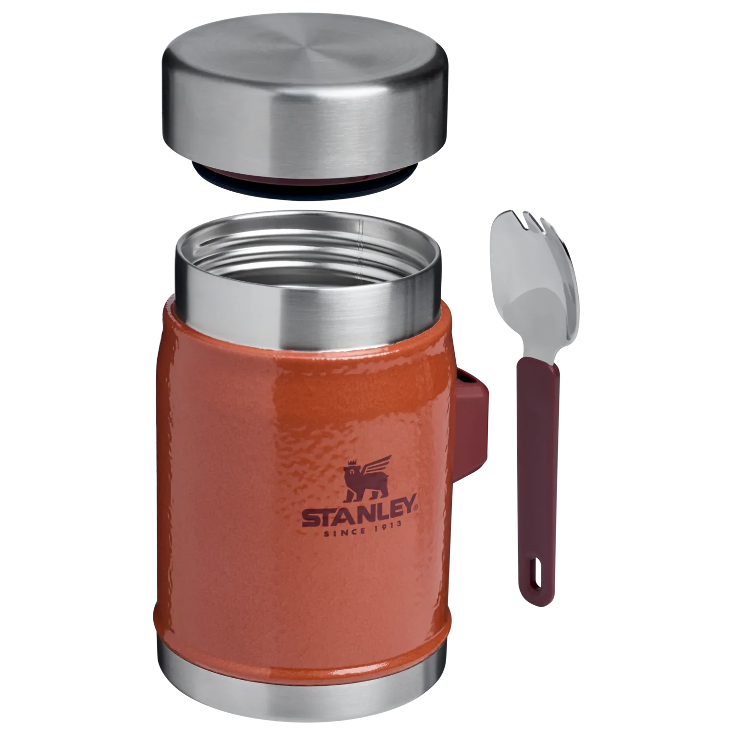 Stanley Legendary Food Jar + Spork 0.4L Hammertone Clay - Image 3