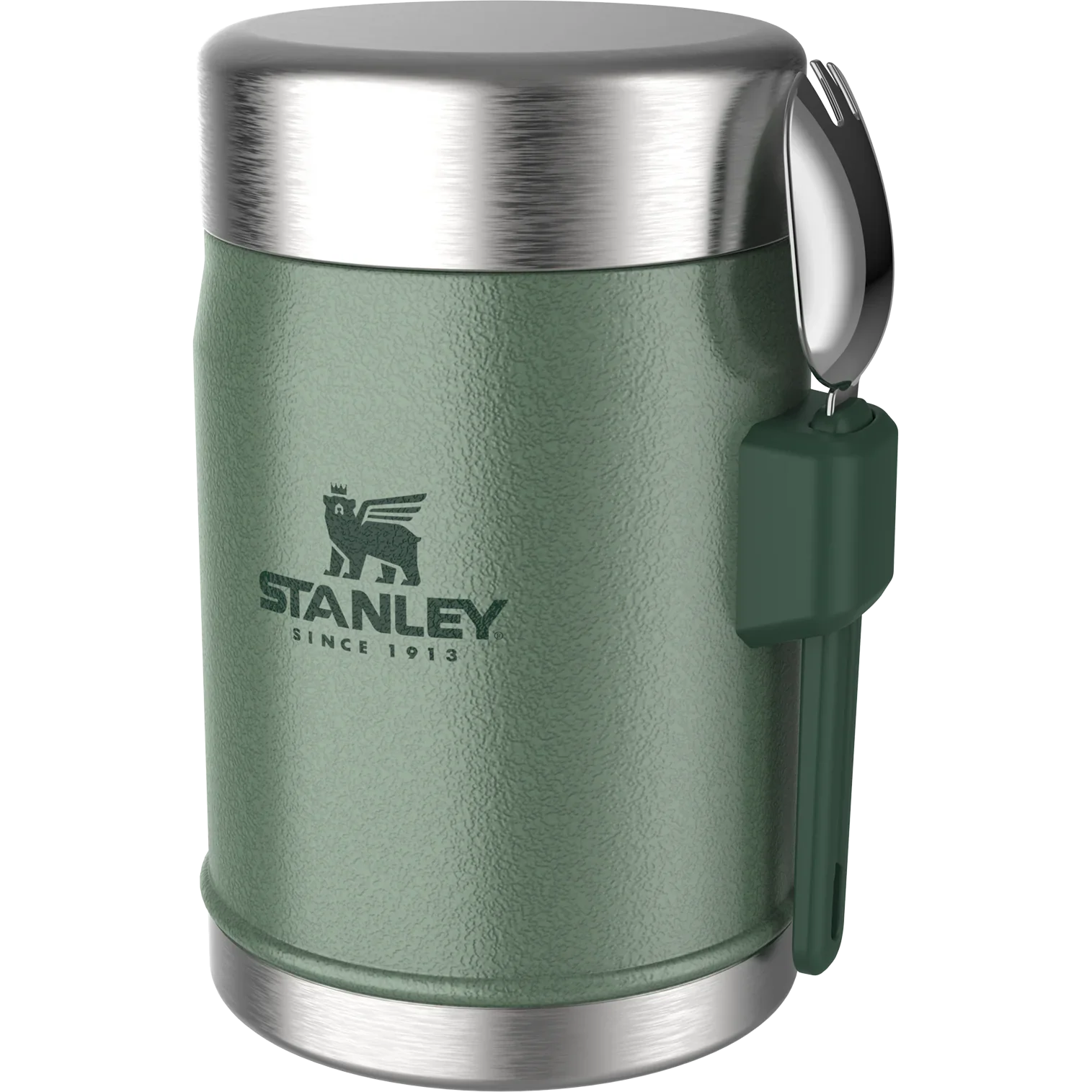 Stanley Legendary Food Jar + Spork 0.4L Hammertone Green - Image 2