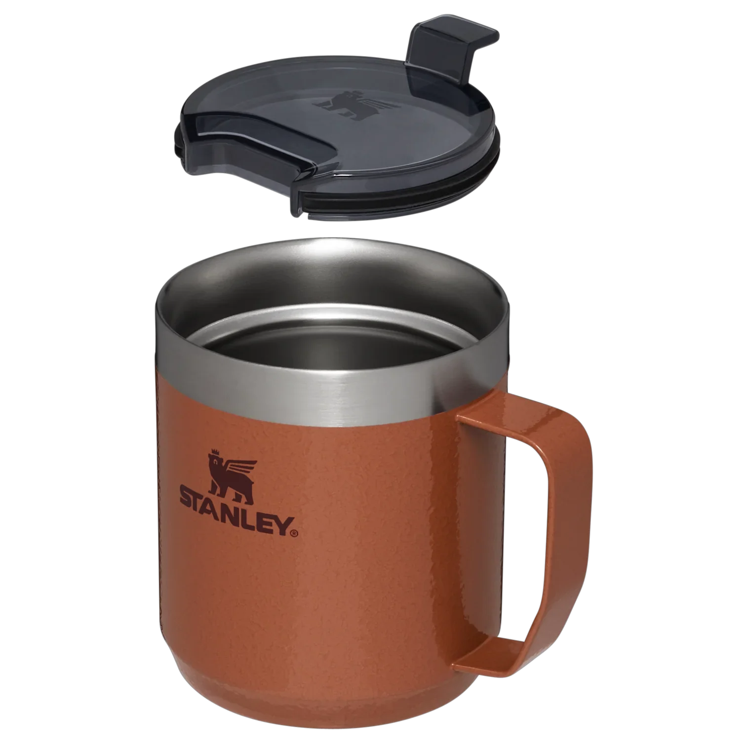 Stanley Legendary Stay Hot Camp Mug 0.35L Hammertone Clay - Image 3