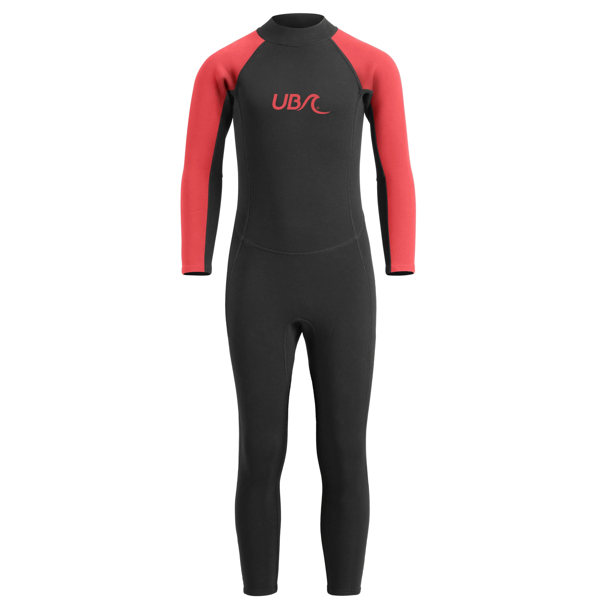 Urban Beach Sharptooth Kids Wetsuit - Red - Image 3