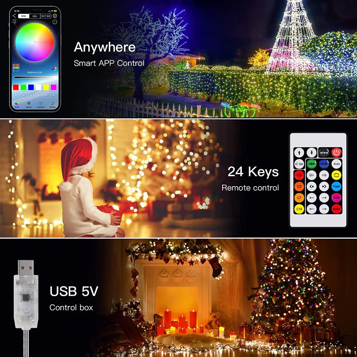 USB Powered 10M Dream Chasing Flagpole Led Light - Image 12