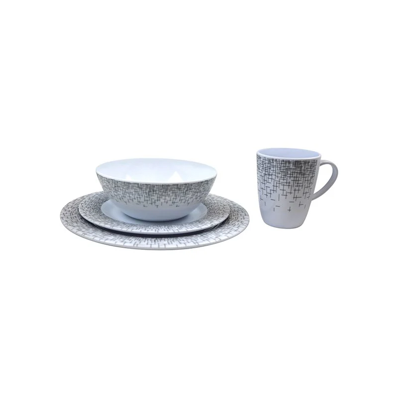 Vango Alfresco 16 Piece Dining Set - Deep Grey - Image 4