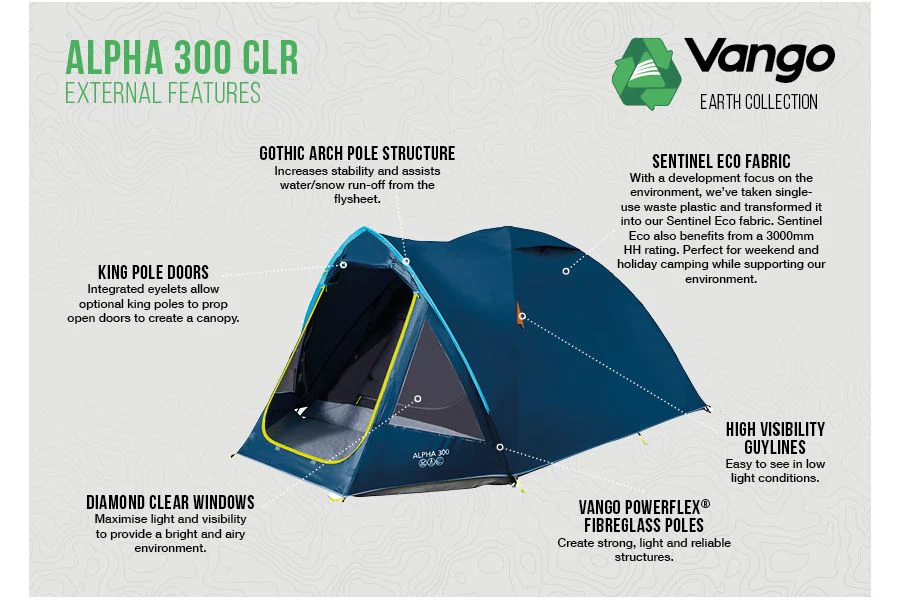 Vango Alpha 300 CLR Tent - Image 3