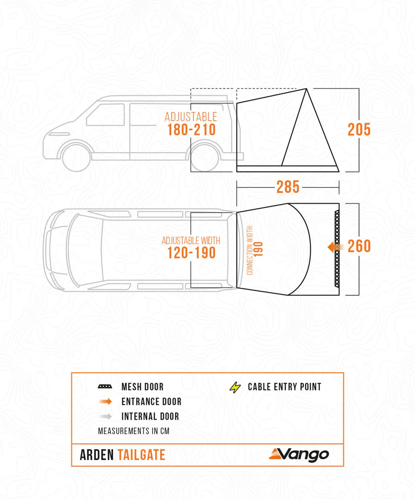 Vango Arden Tailgate Awning - Image 2