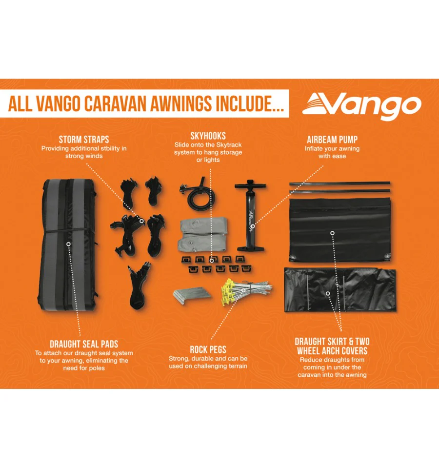 Vango Balletto 260 Air Awning Elements Shield - Image 10