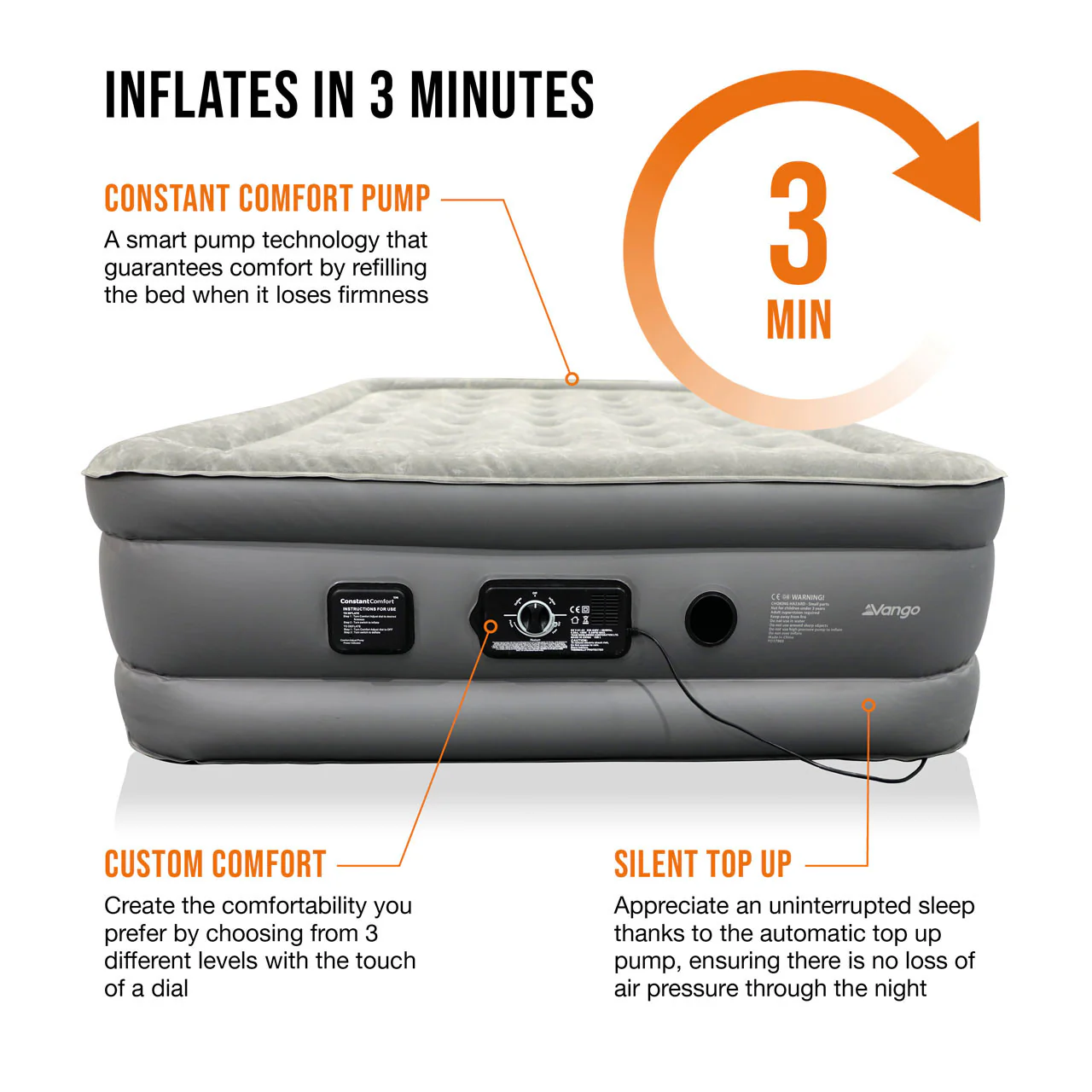 Vango Blissful Double Airbed - Image 5