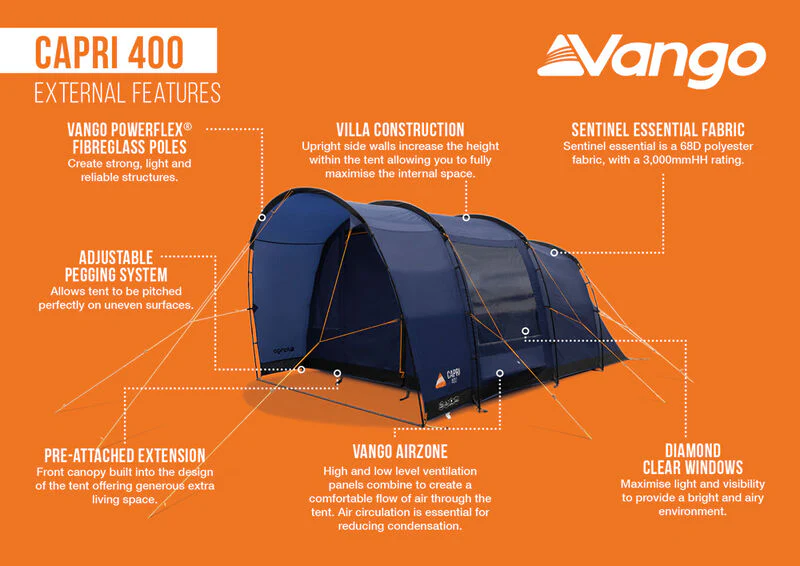 Vango Capri 400 Tent - Image 14