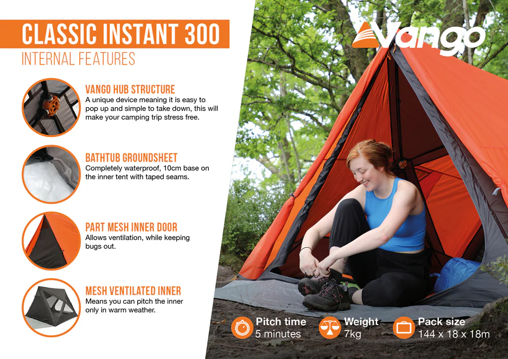 Vango Classic Instant 300 Tent - Image 19