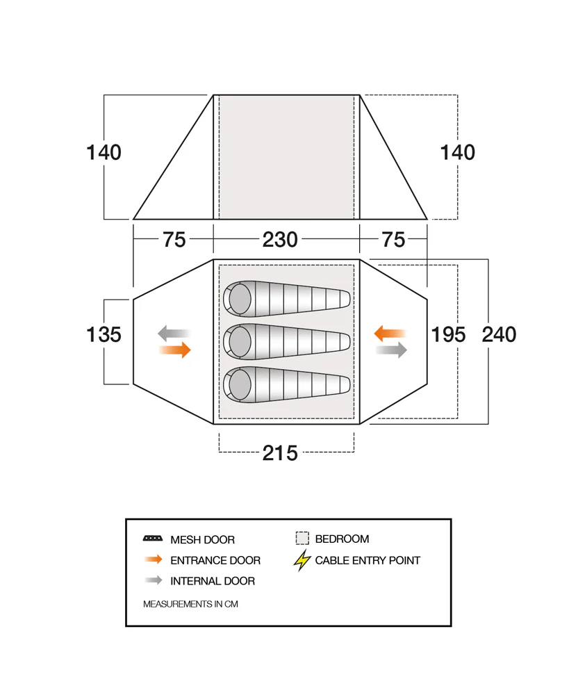 Vango Classic Instant 300 Tent - Image 2