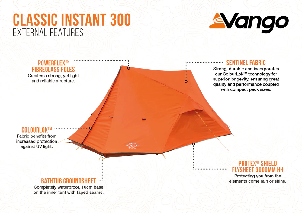Vango Classic Instant 300 Tent - Image 21