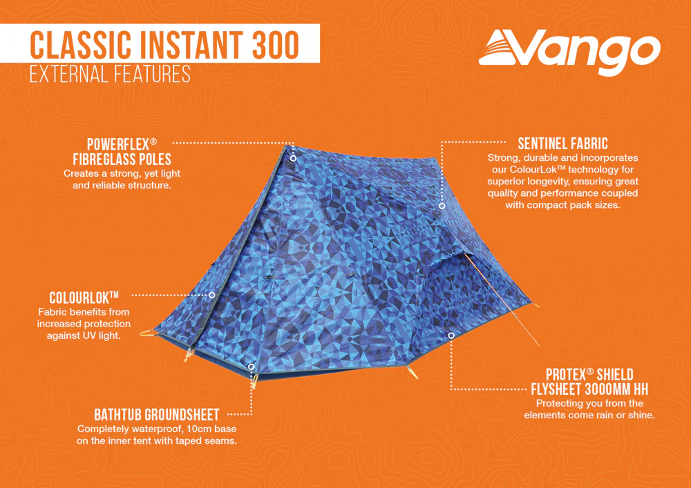 Vango Classic Instant 300 Tent - Image 28