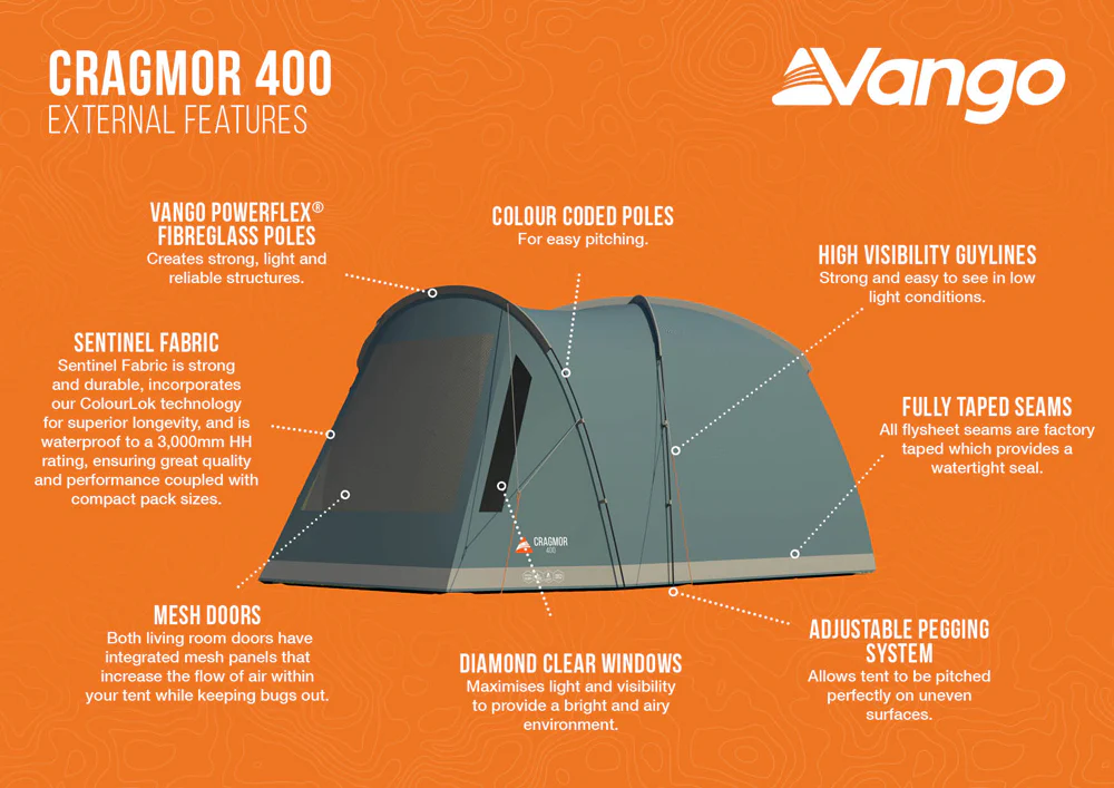 Vango Cragmor 400 Tent - Image 4