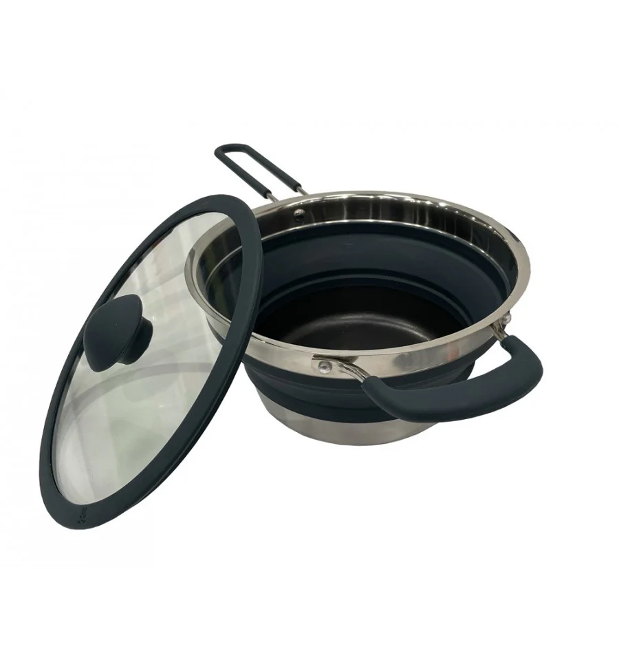 Vango Cuisine 1.5L Non-Stick Pot - Deep Grey - Image 2