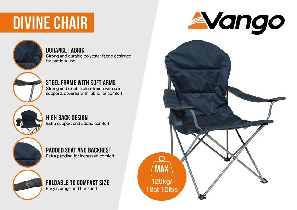 Vango Divine Chair ( Brick Dust) - Image 2
