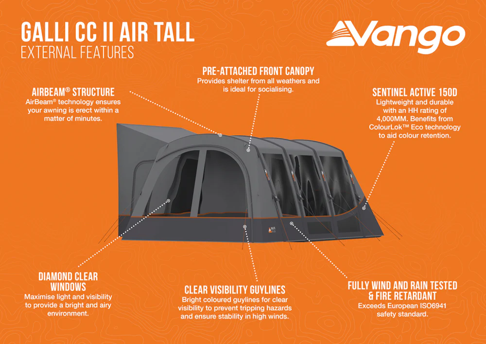 Vango Galli CC II Tall Drive Away Awning - Image 4