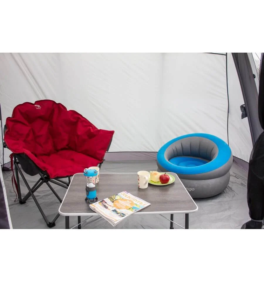 Vango Inflatable Donut Flocked Chair - Blue - Image 3
