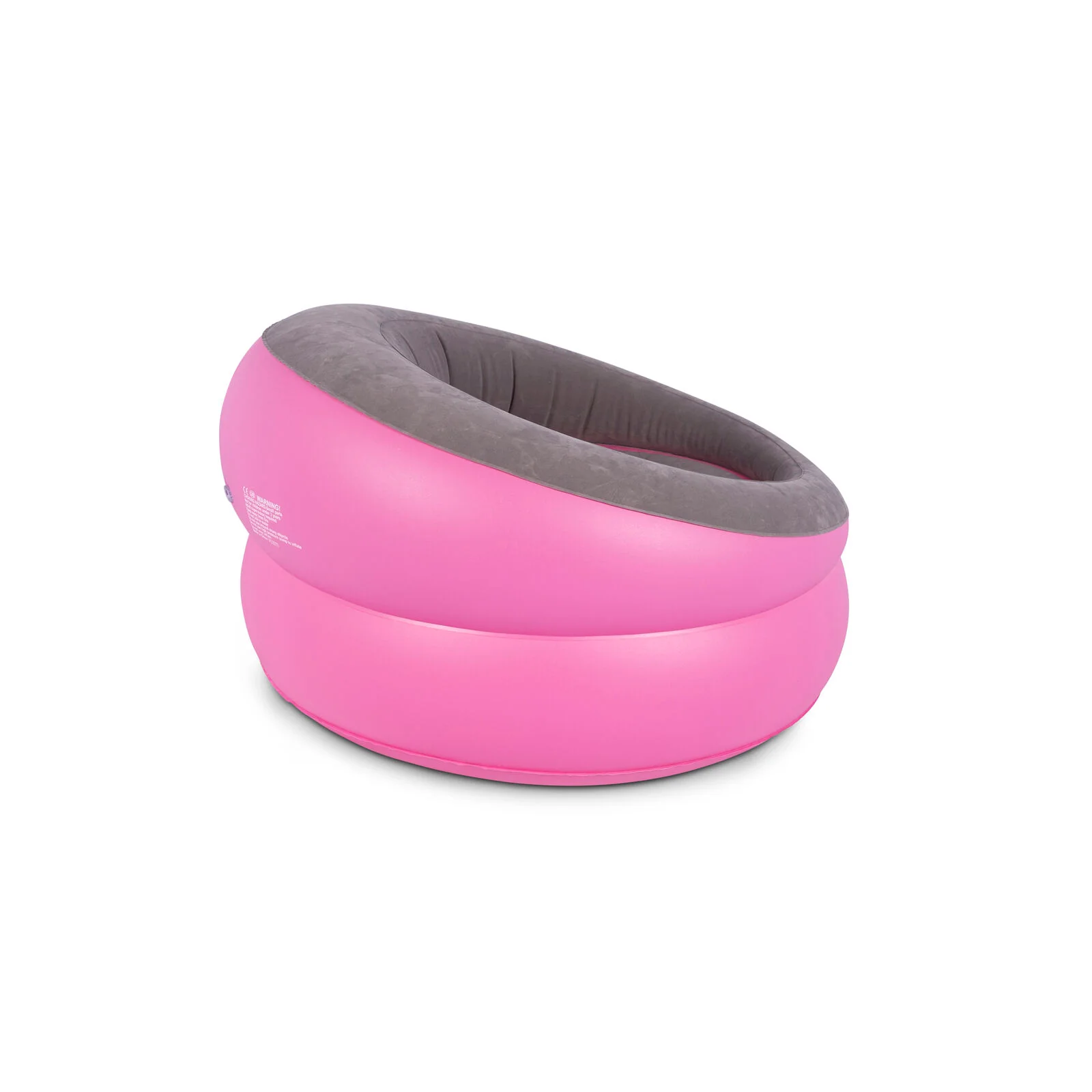 Vango Inflatable Donut Flocked Chair - Pink - Image 4