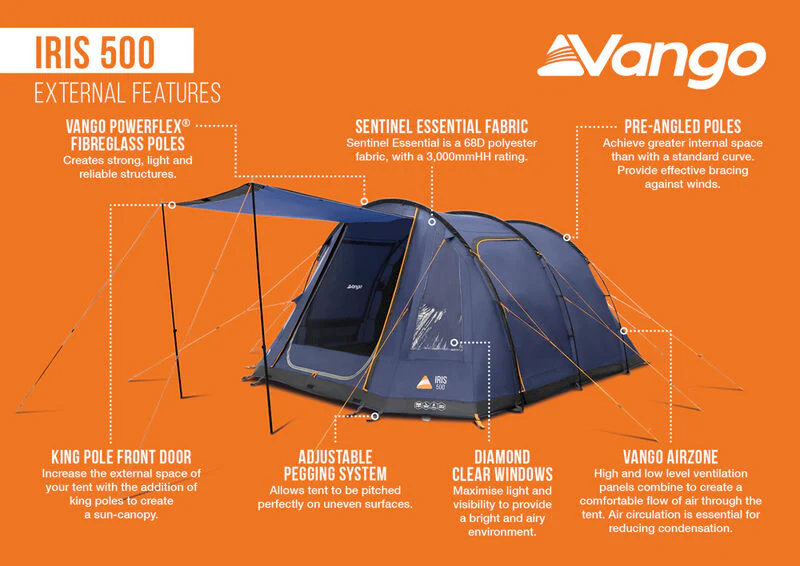 Vango Iris 500 Tent - Image 3