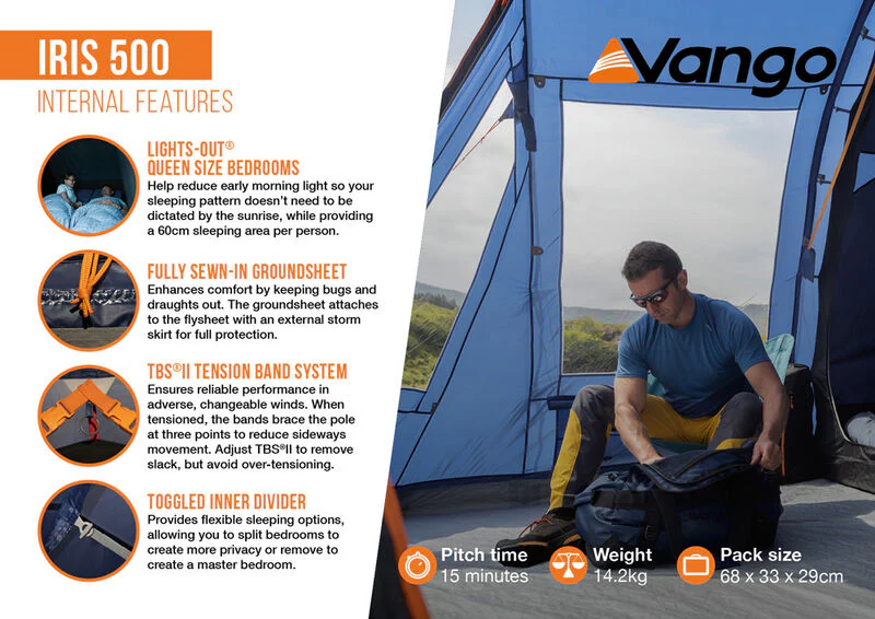 Vango Iris 500 Tent - Image 5