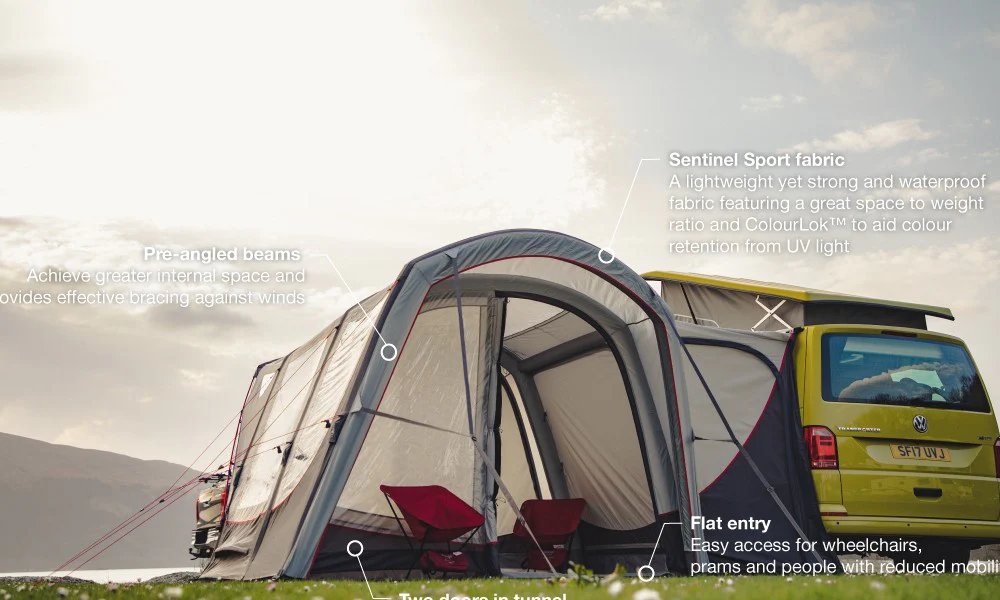 Vango Magra Air VW Drive Away Awning - Grey - Image 3