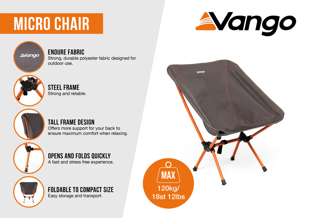 Vango Micro Steel Chair Excalibur - Image 8