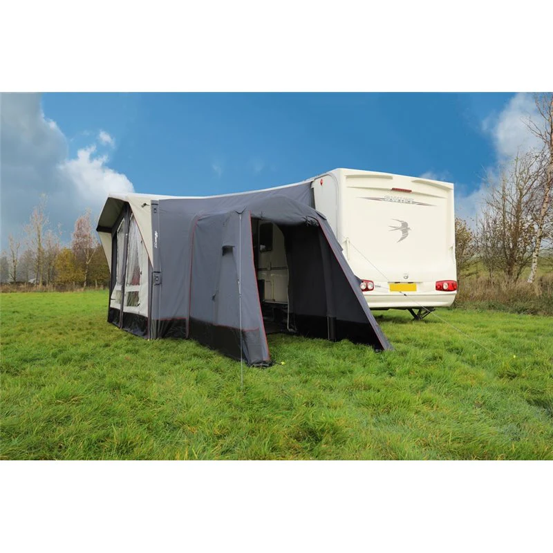 Vango Riviera Air Awning 390 Elements TC Package With Free Tall Annex Elements TC - Riviera, Caravan Awning Side Canopy and CP225 - Breathable Fitted Carpet - Riviera 390 - Image 17
