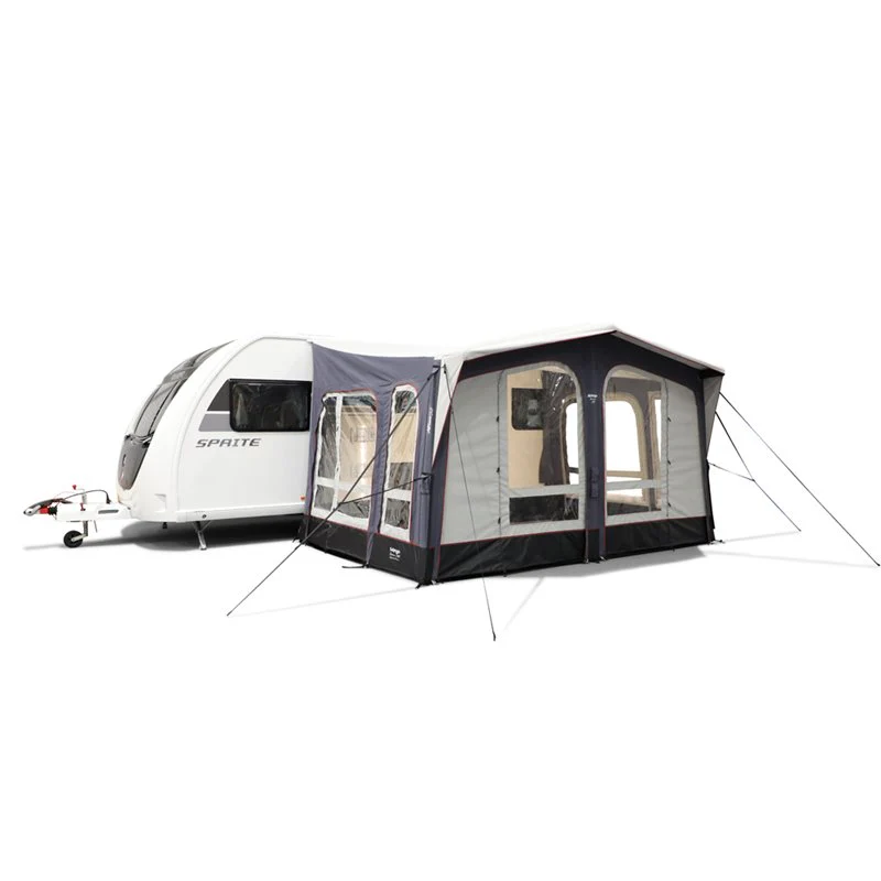 Vango Riviera Air Awning 390 Elements TC Package With Free Tall Annex Elements TC - Riviera, Caravan Awning Side Canopy and CP225 - Breathable Fitted Carpet - Riviera 390 - Image 2