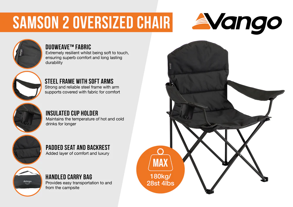 Vango Samson 2 Oversized Chair - Image 2