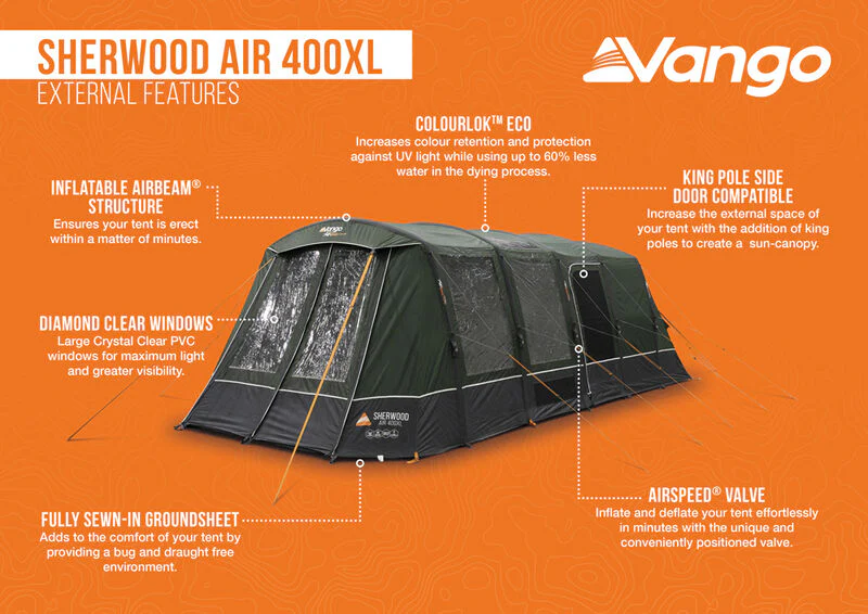 Vango Sherwood Air 400XL Tent Package 2025 - Image 10